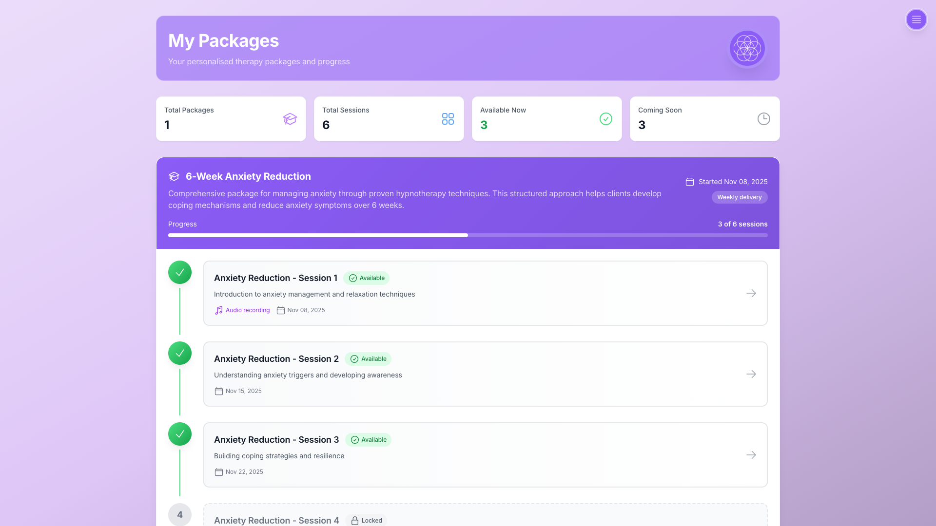 Clients Access Sessions